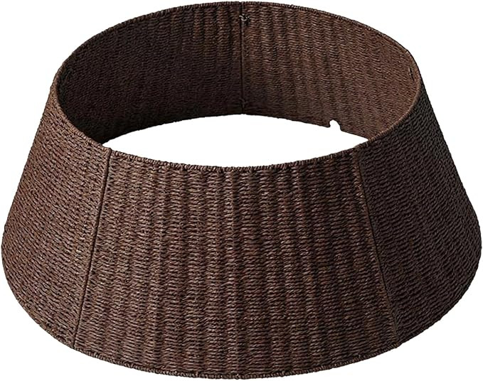 36in Extra Large Christmas Tree Collar - Wicker Woven Tree Collars for Artificial Trees - Large R... | Amazon (US)