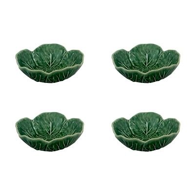 Bordallo Pinheiro Cabbage Cereal Bowls, Set of 4 | Williams-Sonoma