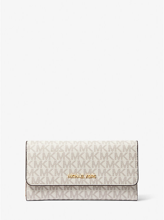 Jet Set Large Logo Trifold Wallet | Michael Kors US