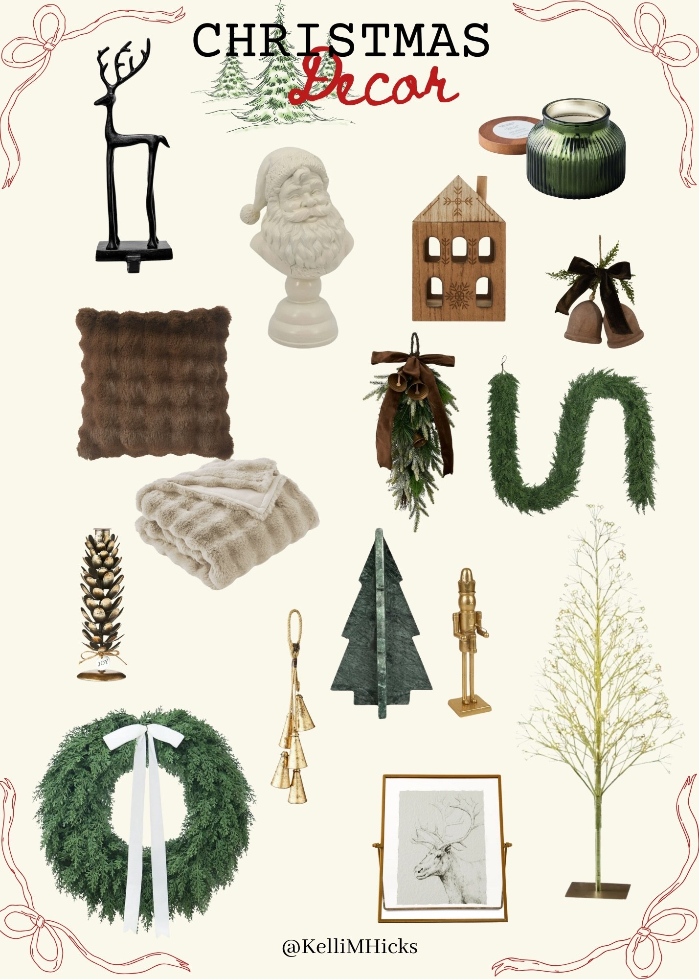 Bring on the cozy Christmas vibes 🎄✨ These timeless pieces are the perfect mix of warm neutrals, gold accents, and greenery. Whether it’s a faux fur pillow, a fresh wreath, or little gold bells—every detail adds that magical holiday touch.
#ChristmasDecor #HolidayStyle #NeutralChristmas #LTKHoliday #HomeDecor #ChristmasDecorating #LTKHome