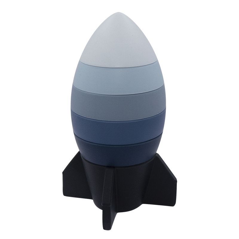 Living Textiles|PLAYGROUND Silicone Rocket Ship Stacker | Target