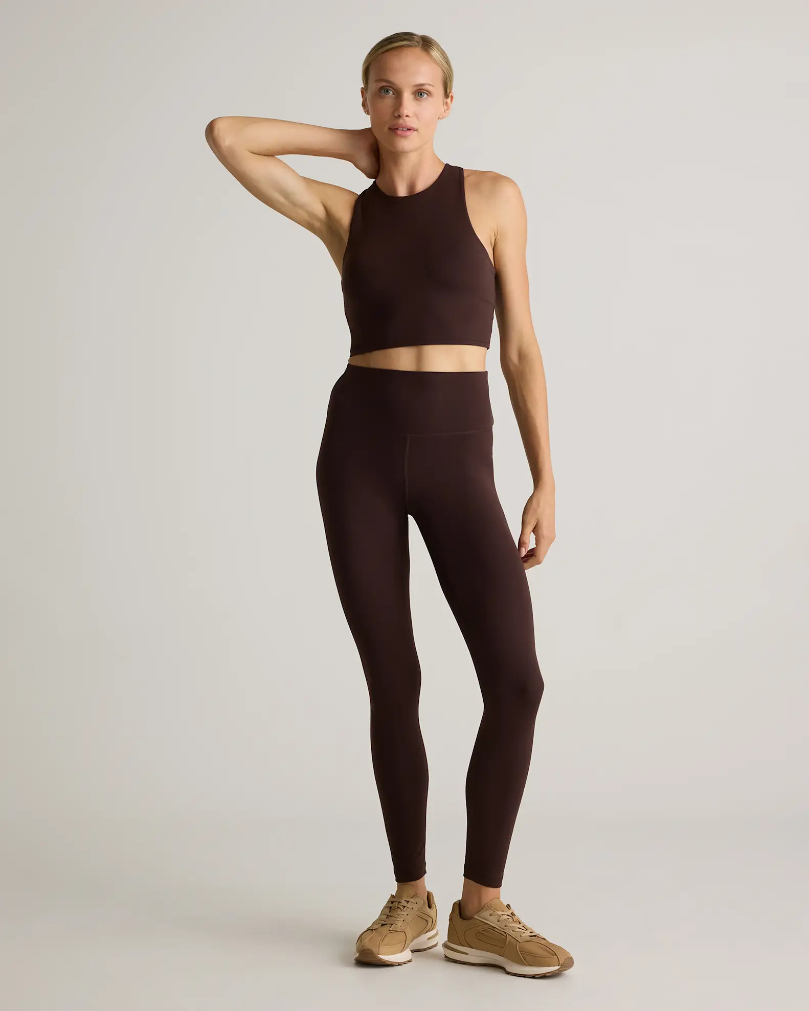 Ultra-Form High-Rise Legging in Espresso | Quince