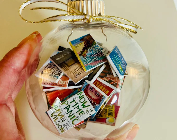 Custom Book Ornament | Etsy (US)