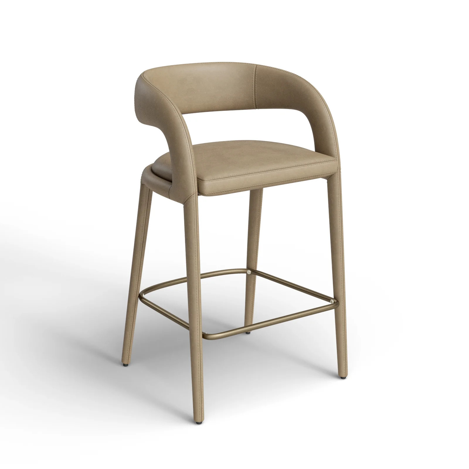 Freestyle 25.6'' Vegan Leather Counter Stool | Wayfair North America