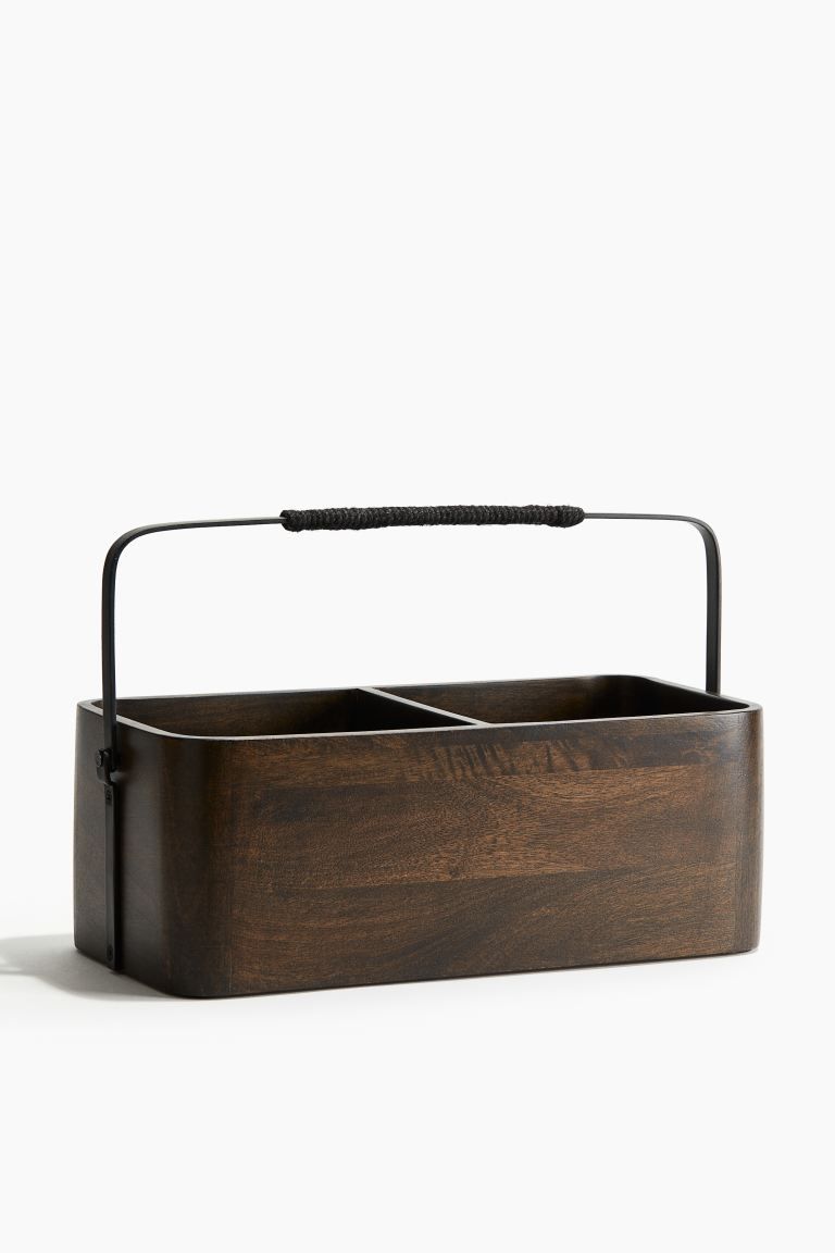 Mango Wood Storage Caddy - Brown - Home All | H&M US | H&M (US + CA)