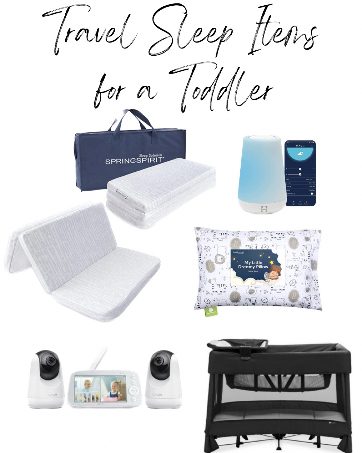 A few items that helped our toddler with sleep while traveling! He usually doesn’t like the pack and play so we made it really comfy with the mattress and his pillow from home as well as his Hatch

#LTKfamily #LTKtravel #LTKkids