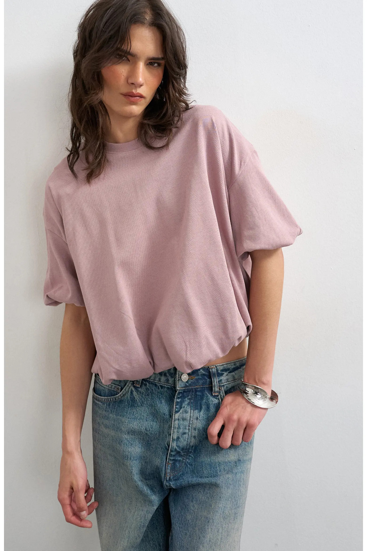 Topshop Bubble Hem Cotton T-Shirt (Women) | Nordstrom | Nordstrom