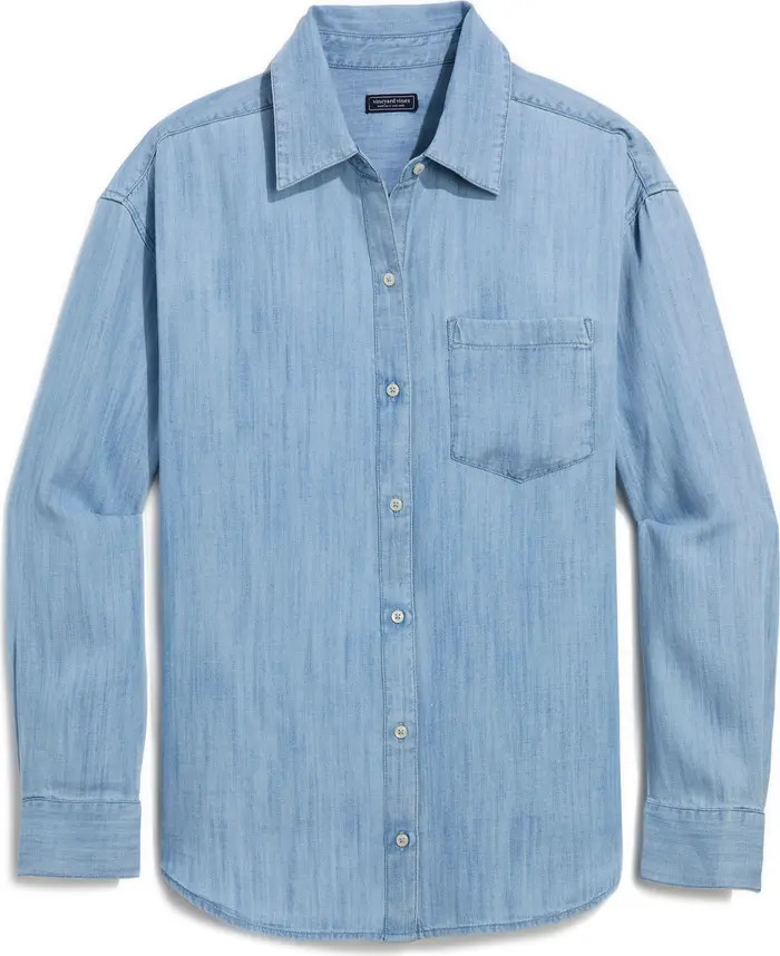 Birdie Chambray Button-Up Shirt | Nordstrom