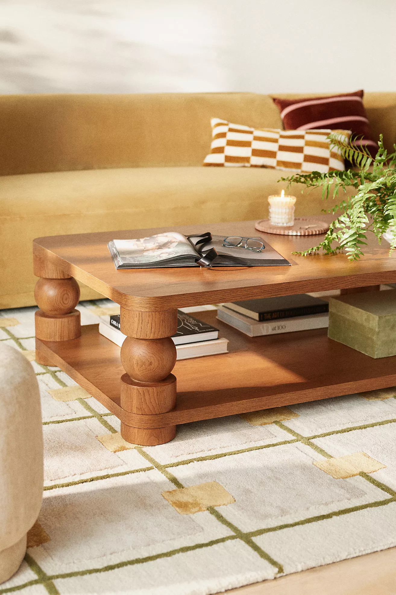 Cas Wood Coffee Table | Anthropologie (US)