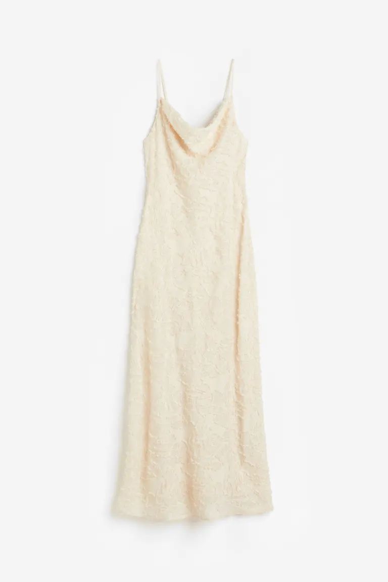 Textured-weave slip dress | H&M (UK, MY, IN, SG, PH, TW, HK)