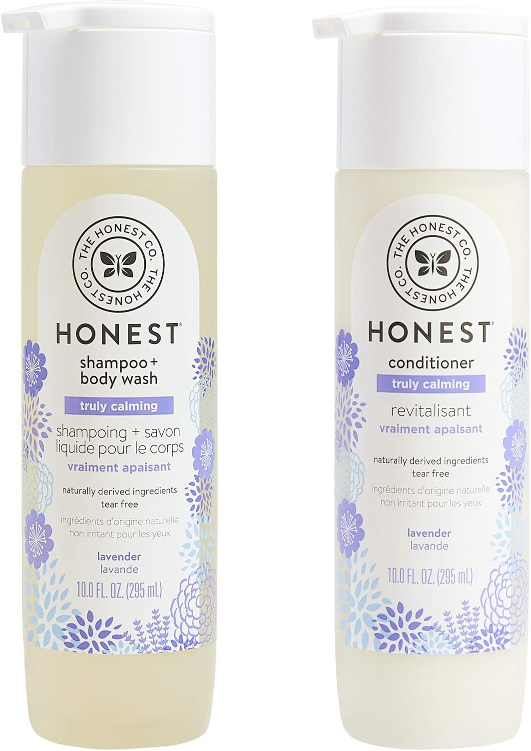 The Honest Company Truly Calming Lavender Shampoo Body Wash + Conditioner Bundle, Lavender | Amazon (US)