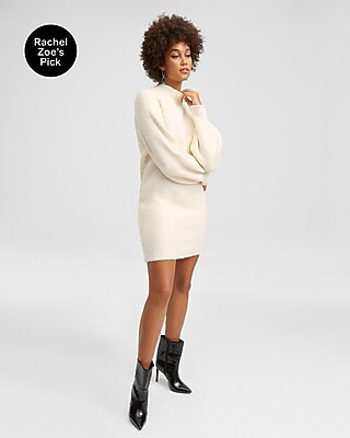 Cozy Sweater Shift Dress | Express