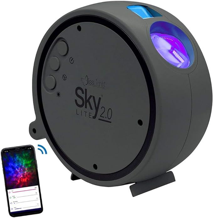 BlissLights Sky Lite 2.0 - RGB LED Laser Star Projector, Galaxy Lighting, Nebula Lamp (Blue Stars... | Amazon (US)