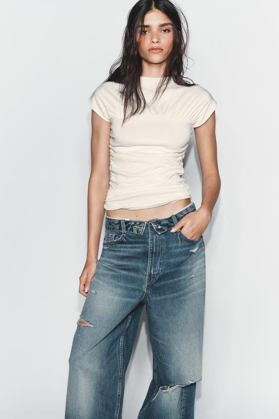 DRAPED TOP | Zara US