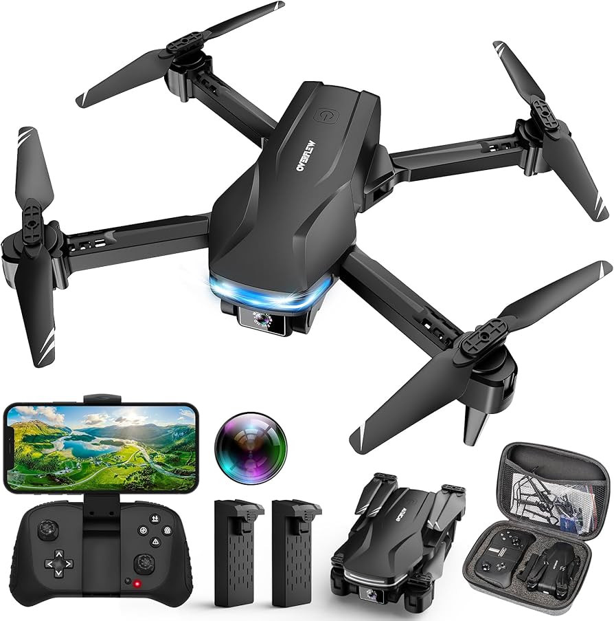 Drone with Camera 1080P HD FPV Foldable Drone for Beginners and Kids, Quadcopter with Voice Gestu... | Amazon (US)