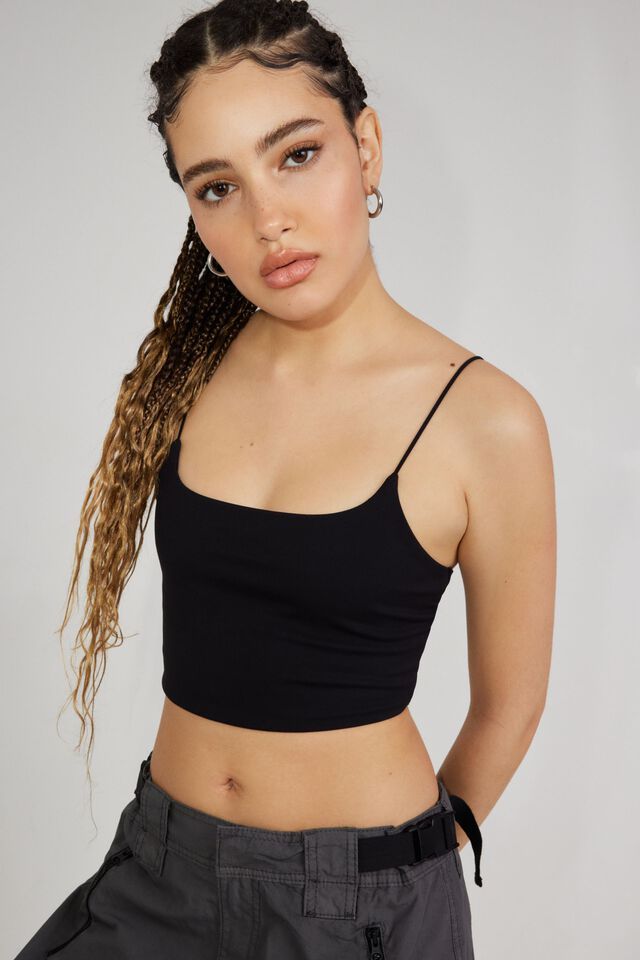Eva Cropped Cami Top | Garage Clothing