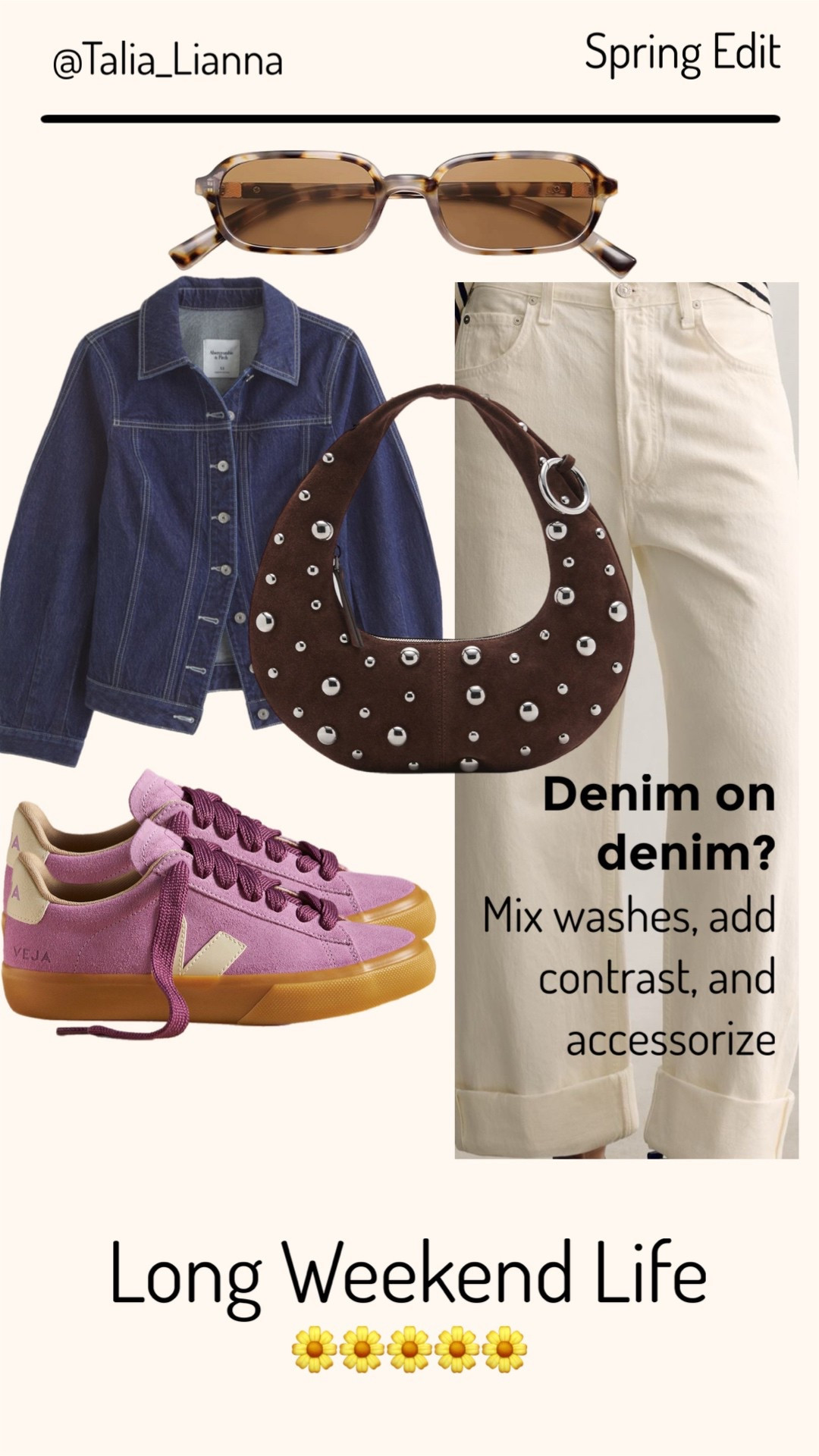 Give me a mix of denim washes and a pop of color and I’ll call it an outfit! Throw in a cute bag to bring it all together! I love mixing neutrals with pops of color! 

#LTKPetite #LTKWatchNow #LTKStyleTip