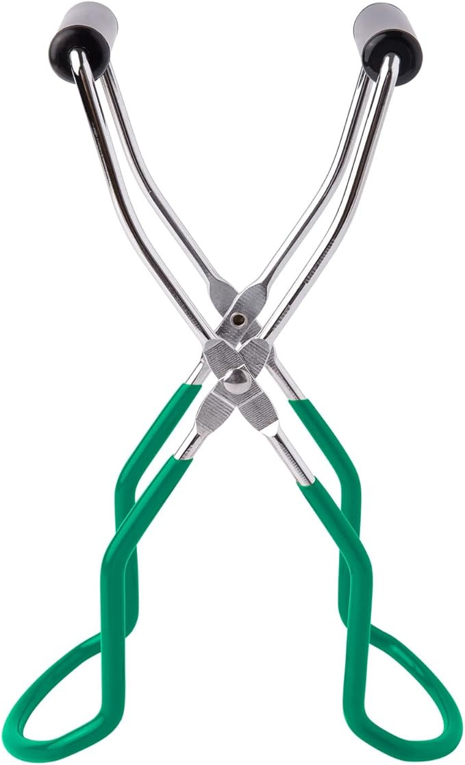 Eeoyu Canning Jar Lifter Tongs Stainless Steel Jar Lifter with Grip Handle for Home Kitchen (Cyan... | Amazon (US)