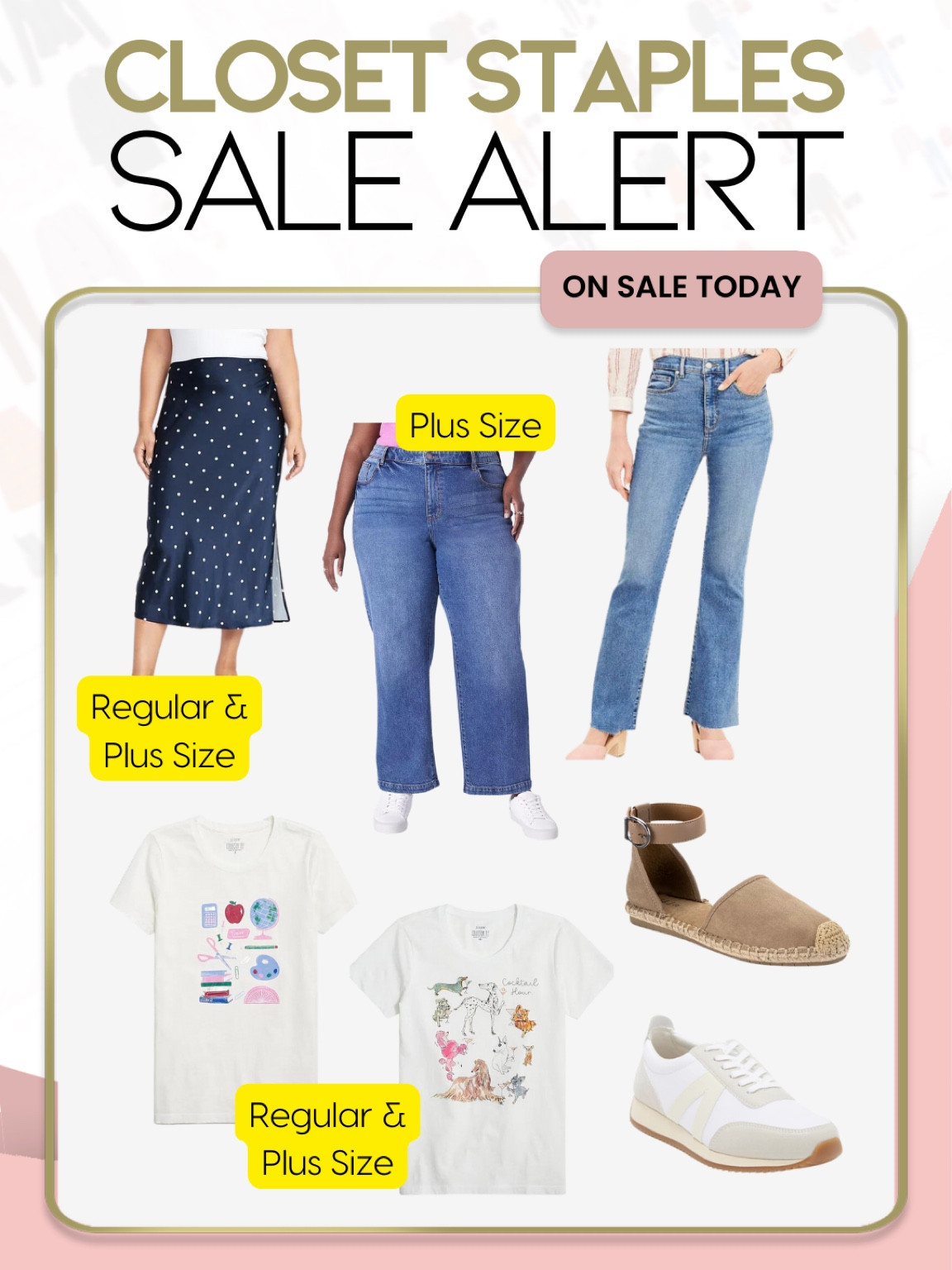 Get these closet staple pieces on sale TODAY!! 

#LTKSeasonal #LTKsalealert #LTKFind