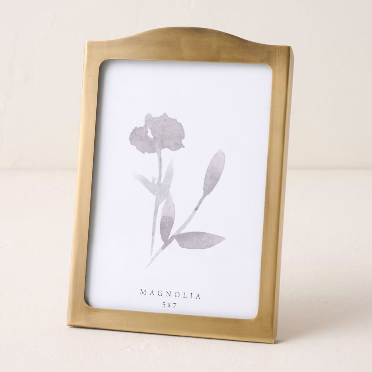 Beveled Antique Brass Photo Frame | Magnolia
