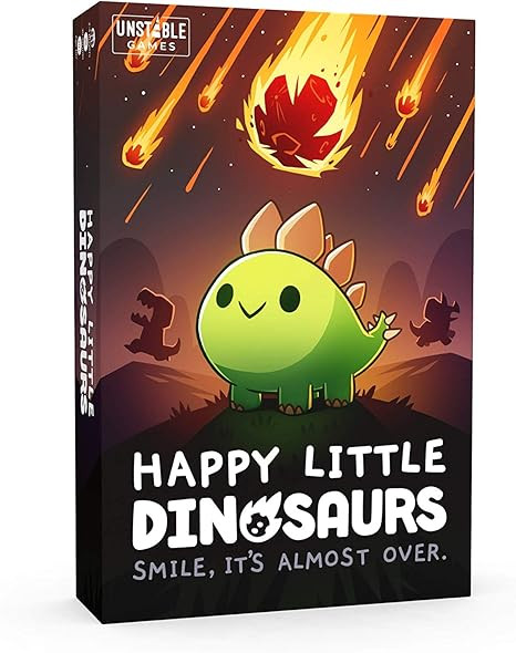 Unstable Games - Happy Little Dinosaurs Base Game - Competitive Sabotage Funny Card Game For Kids... | Amazon (US)