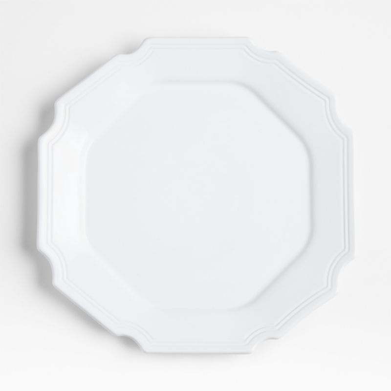 Palermo Octagon Stoneware Dinner Plate + Reviews | Crate & Barrel | Crate & Barrel