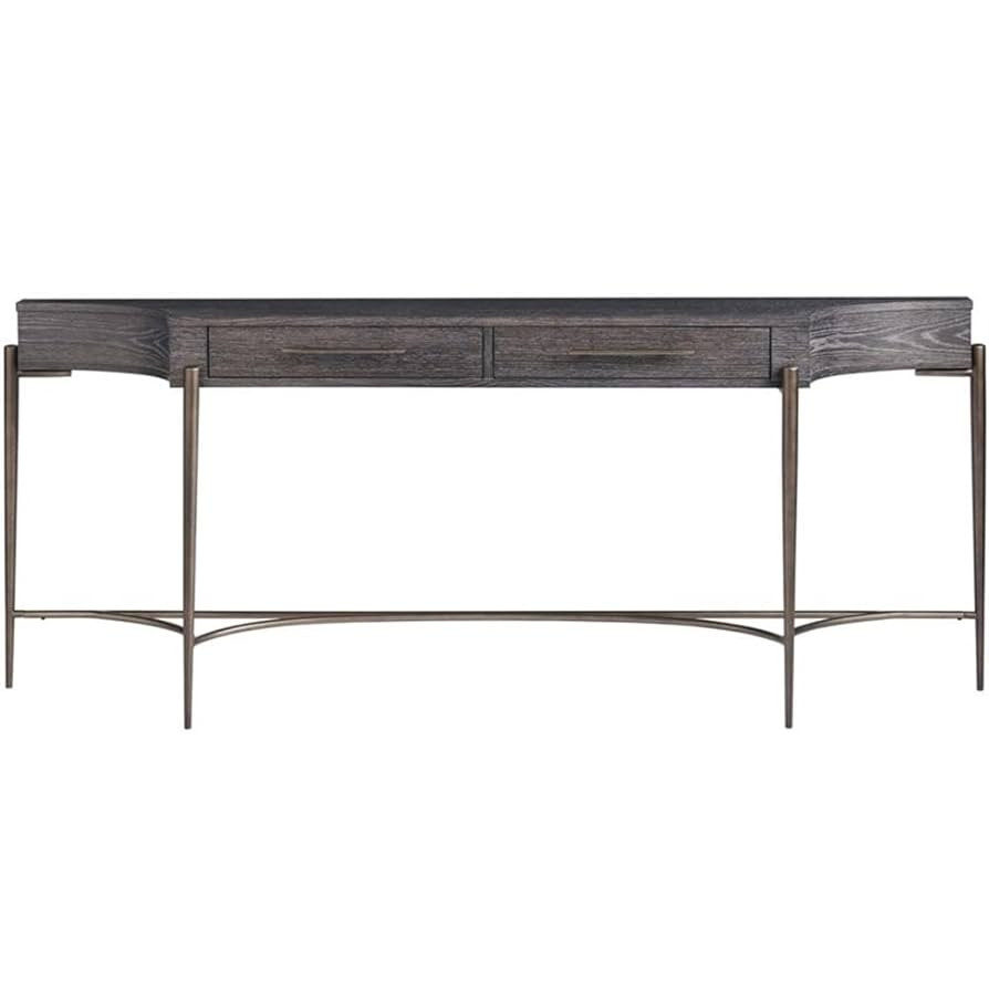 Amazon.com: MAKLAINE Modern Styled Wood Console Table in Onyx Brown Finish : Home & Kitchen | Amazon (US)