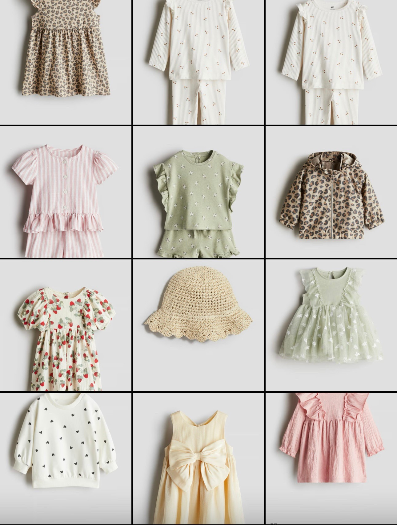 Baby Girl Spring Haul at H&M🌸🩷 #springhaul #babygirlfashion #babygirlh&m #h&m 