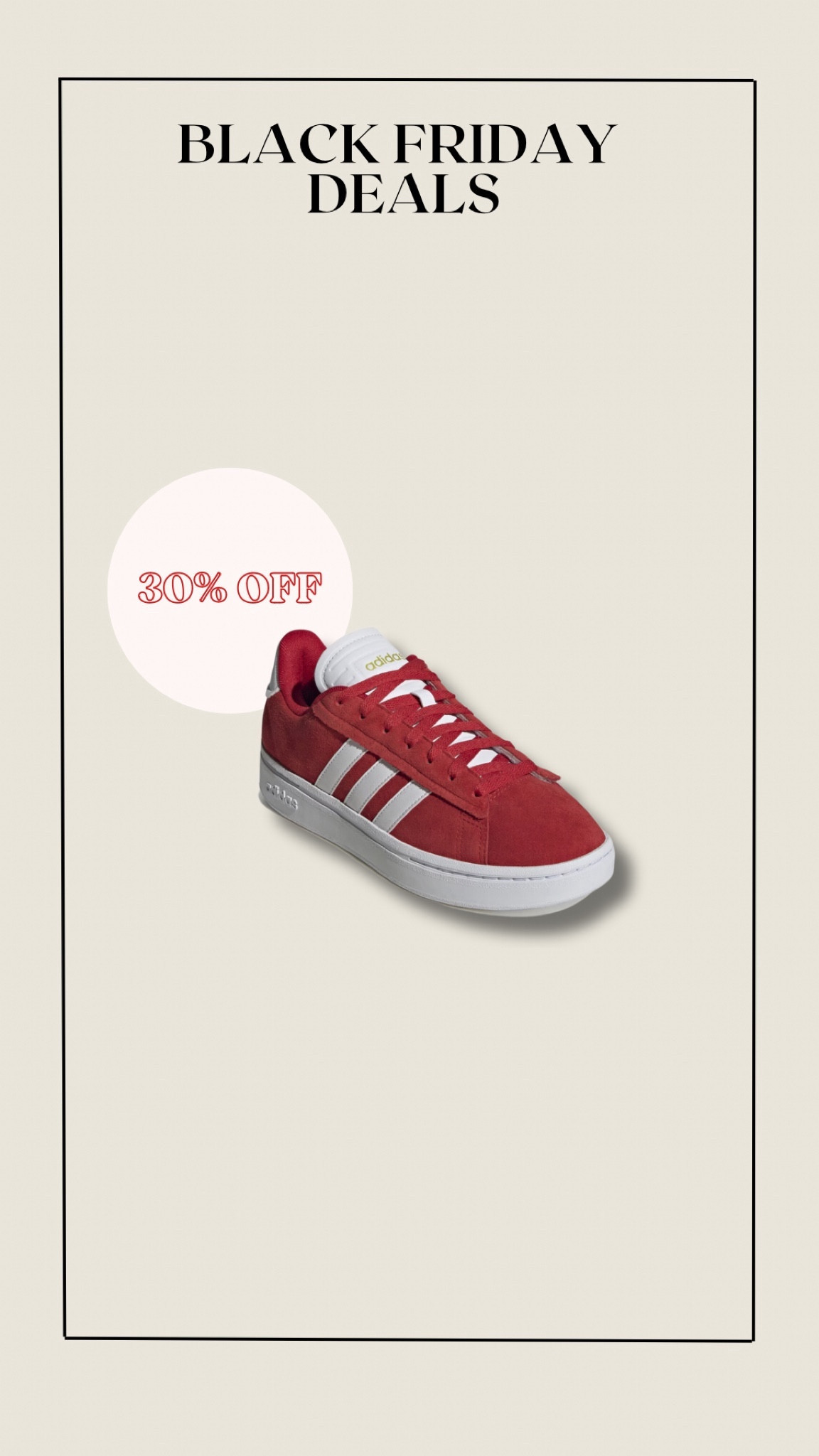 30% off adidas sneakers!! These look just like the adidas gazelles I have for wayyy less 

#LTKCyberWeek #LTKGiftGuide #LTKshoecrush