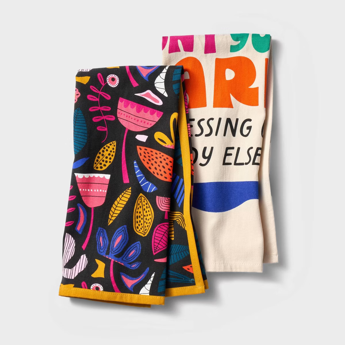 2pc 100% Cotton Kitchen Towel Set - Tabitha Brown for Target | Target