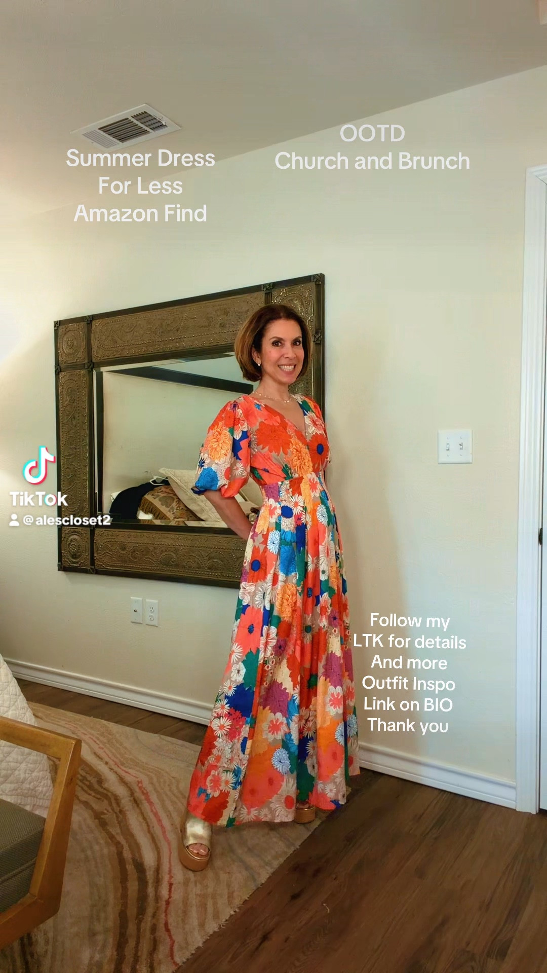 Beautiful dress for less 💐✨ and yes… it’s an Amazon find 🤍
I’m wearing a size small and it fits perfect—flowy, flattering, and so easy to wear for church, brunch, or any feminine moment.

It’s currently on sale 🙌 and comes in other prints, but this one is definitely my favorite 🌸
Sharing all the details + links here so you can grab it before it’s gone 💕


#ltkstyle #amazonfashion #affordablefinds #summerdress #feminineoutfits #brunchstyle #salefinds #outfitinspo

#LTKSeasonal #LTKOver40 #LTKootd