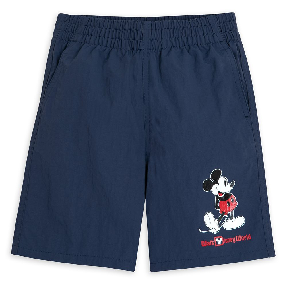 Mickey Mouse Standing Family Matching Shorts for Kids – Walt Disney World – Navy | Disney Store