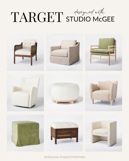Target Studio McGee, upholstered swivel chair, accent chair, side chair, slipcover ottoman, upholstered cube ottoman 

#LTKstyletip #LTKsalealert #LTKhome
