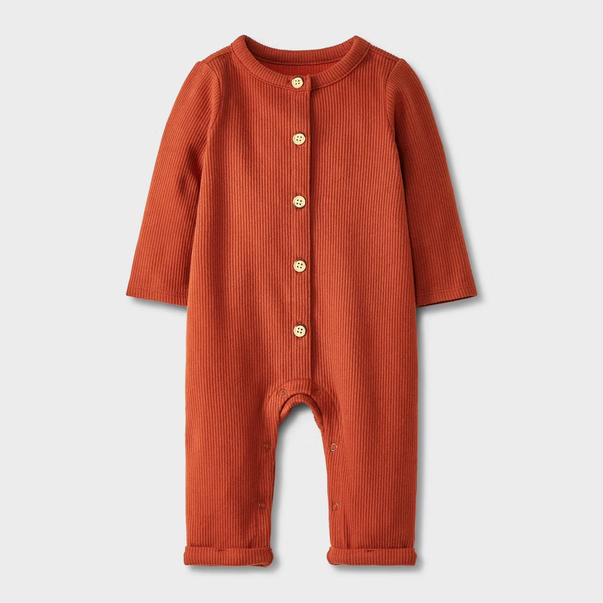 Baby Cozy Ribbed Romper - Cat & Jack™ | Target