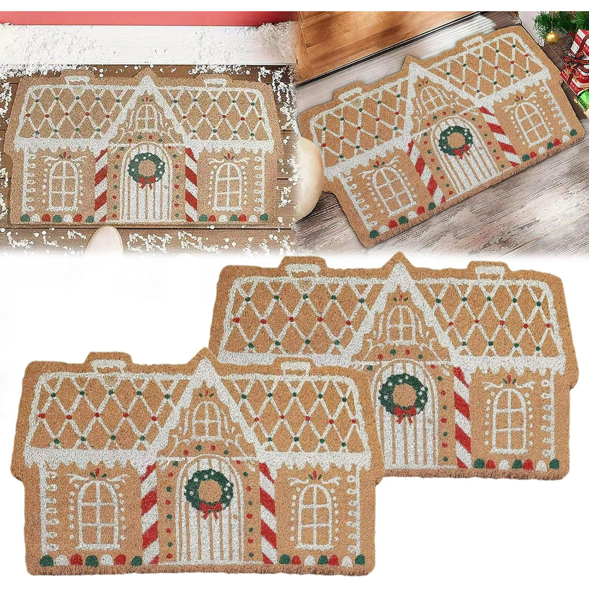 Gingerbread House Door Mat,Gingerbread Door Mat, Christmas Gingerbread Door Mat, Gingerbread Rug ... | Walmart (US)