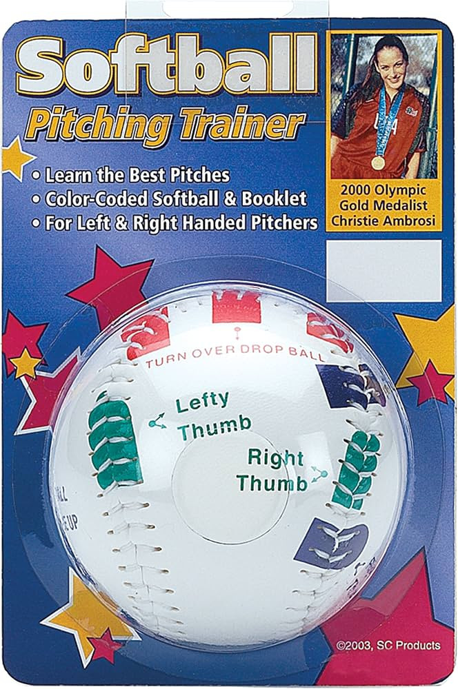 Markwort Christie Ambrose's Softball Pitching Trainer, 11-Inch,White | Amazon (US)