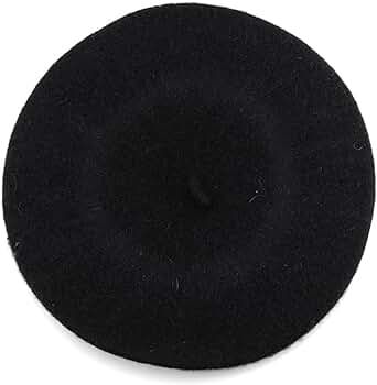 NYFASHION101 French Style Lightweight Casual Classic Solid Color Wool Beret | Amazon (US)