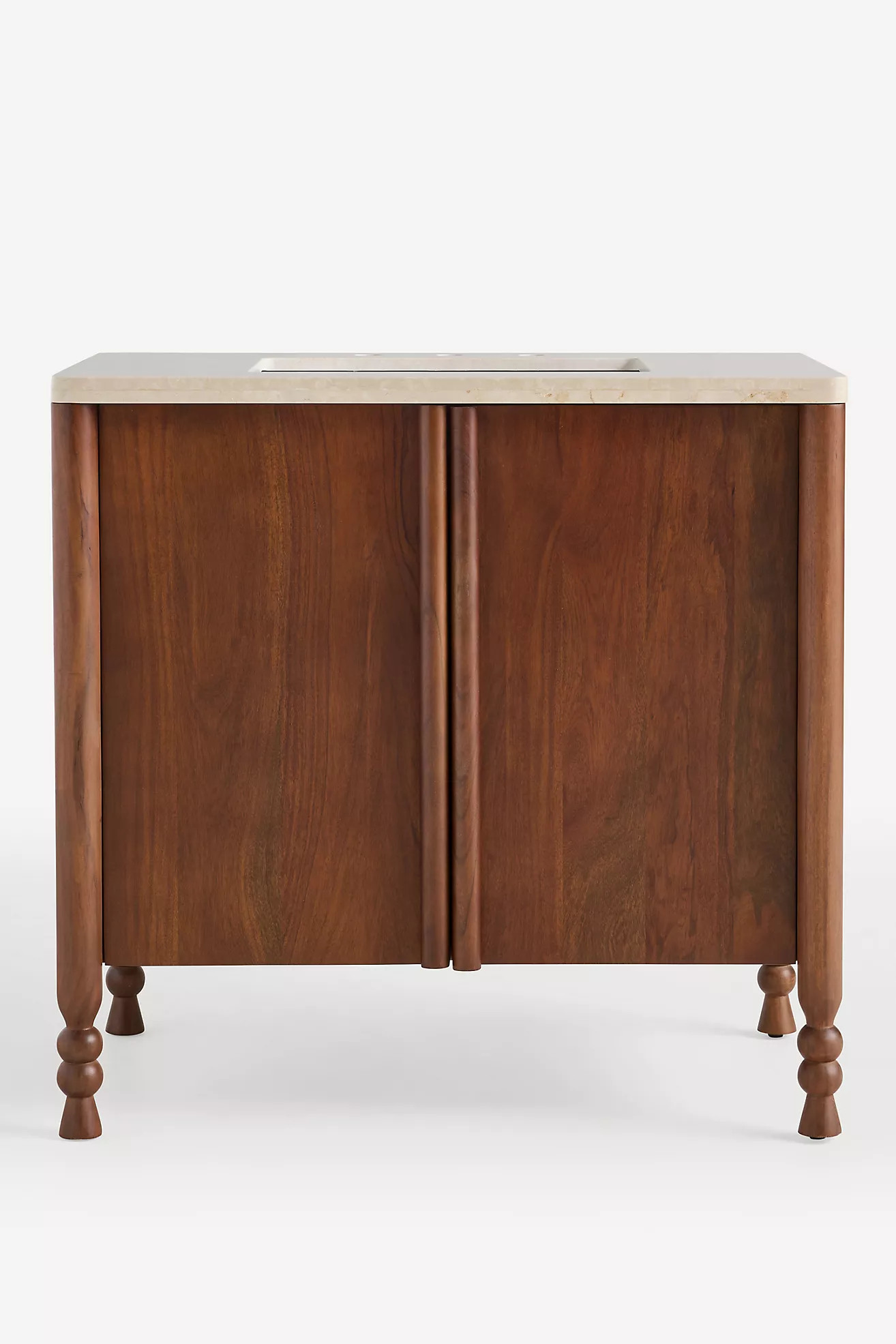 Dawn Marble-Top Single Bathroom Vanity | Anthropologie (US)