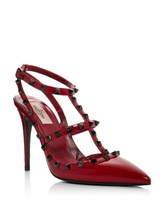 Valentino GaravaniWomen's Rockstud Cage Leather Pumps - Exclusive | Bloomingdale's (US)