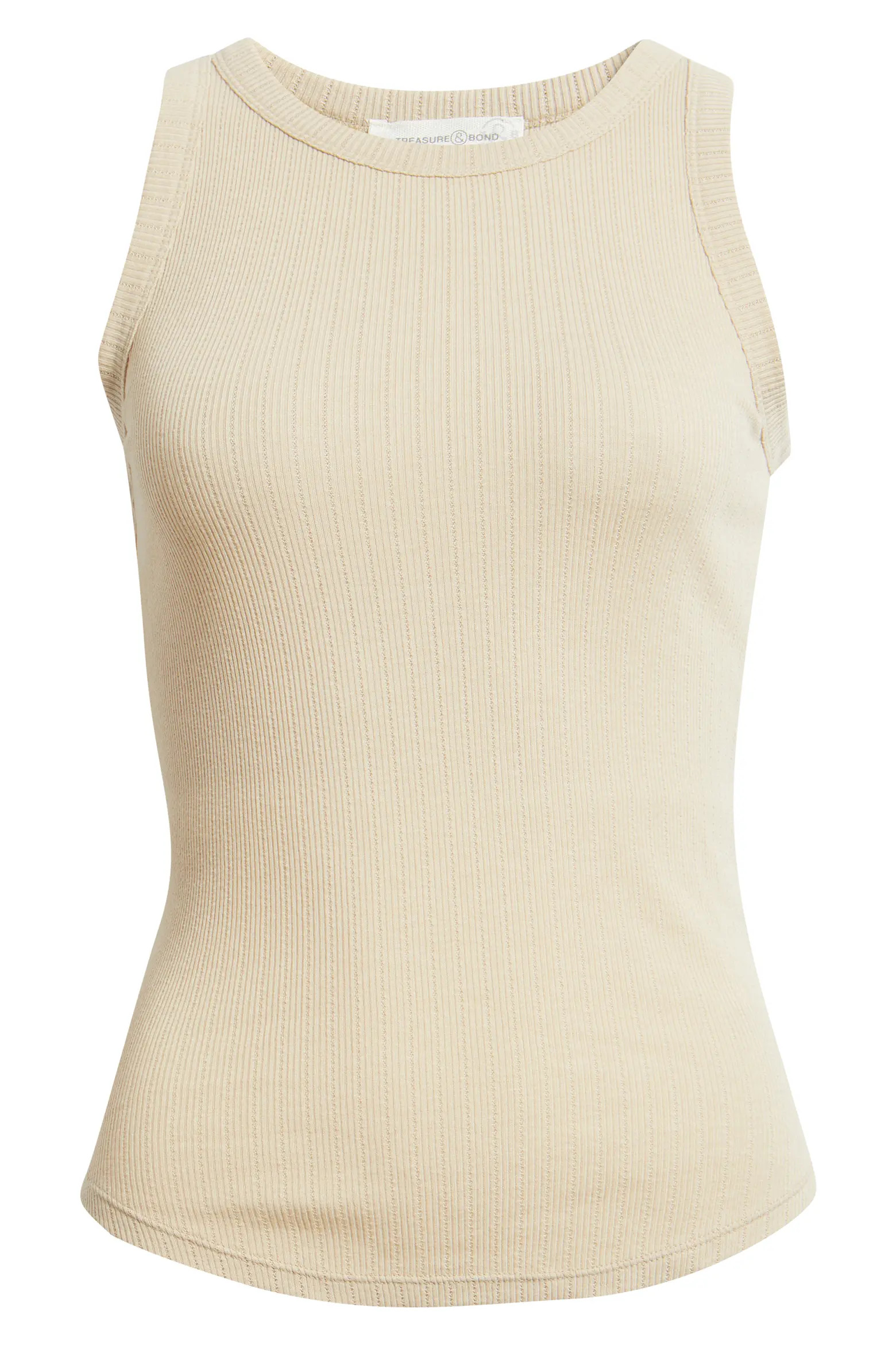 Pointelle Rib Crewneck Tank (Women) | Nordstrom | Nordstrom