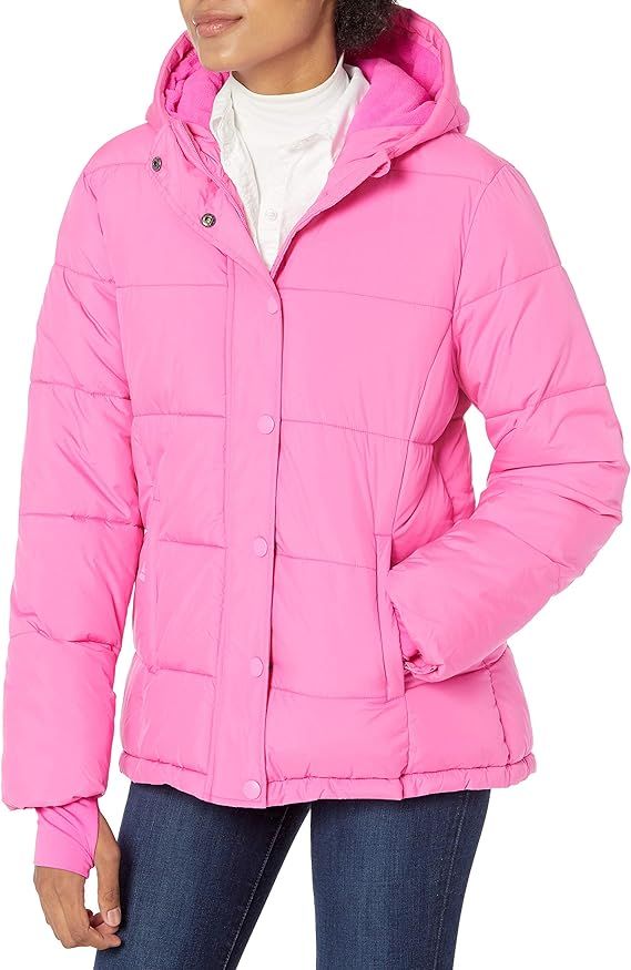 Amazon Essentials Women's Heavy-Weight Long-Sleeve Full-Zip Hooded Puffer Coat | Amazon (US)