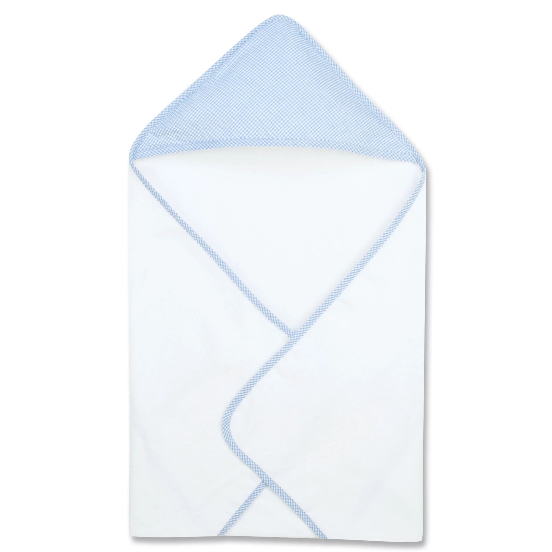 Blue Gingham Seersucker Deluxe Hooded Towel | Walmart (US)