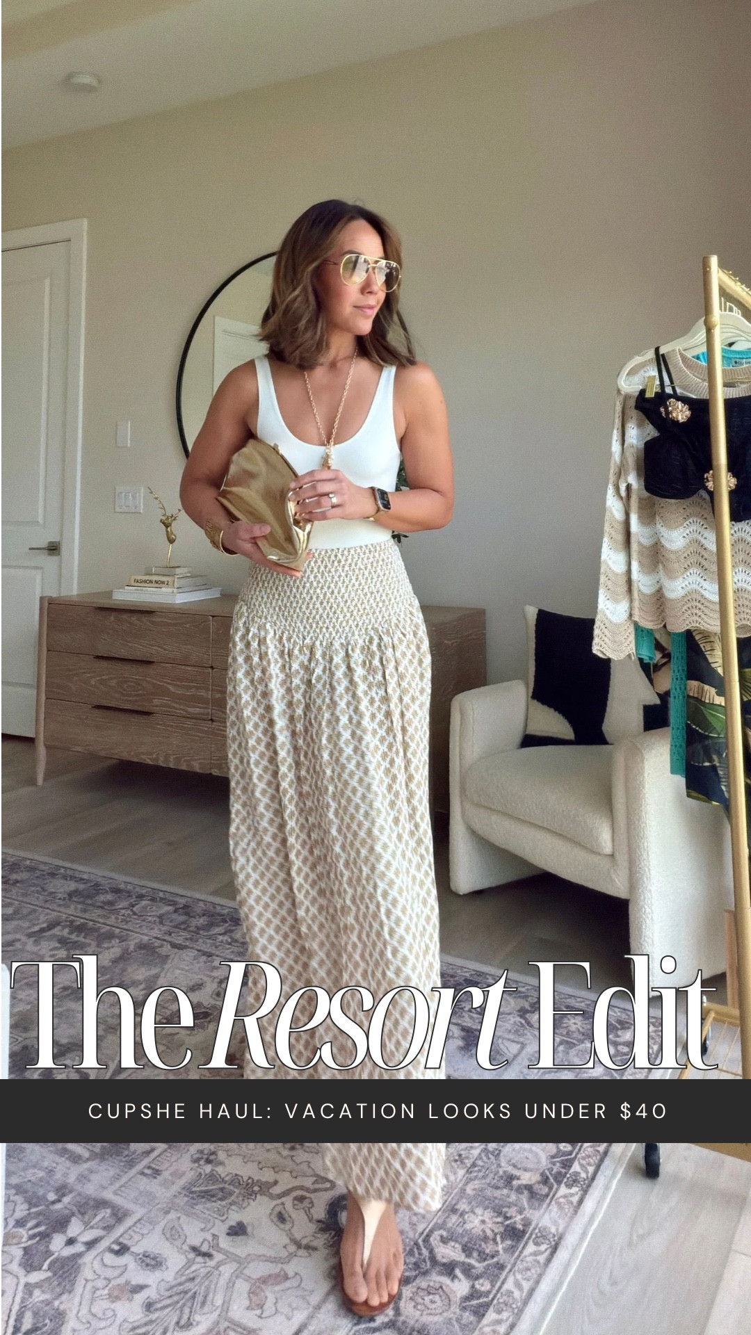 If you’re refreshing your warm-weather wardrobe, use code ERIN15 for 15% off when you spend $70+ USD. @Cupshe 

Earthshine Ornate Maxi Skirt 🤍 Smocked waistband = super flattering, and the flowy maxi length makes any outfit look elevated. Perfect with a bodysuit, crop top, or over a bikini.

I’m 5’7 and wearing a size small. This skirt is true to size. 







#LTKTravel #LTKSwim #LTKgrwm