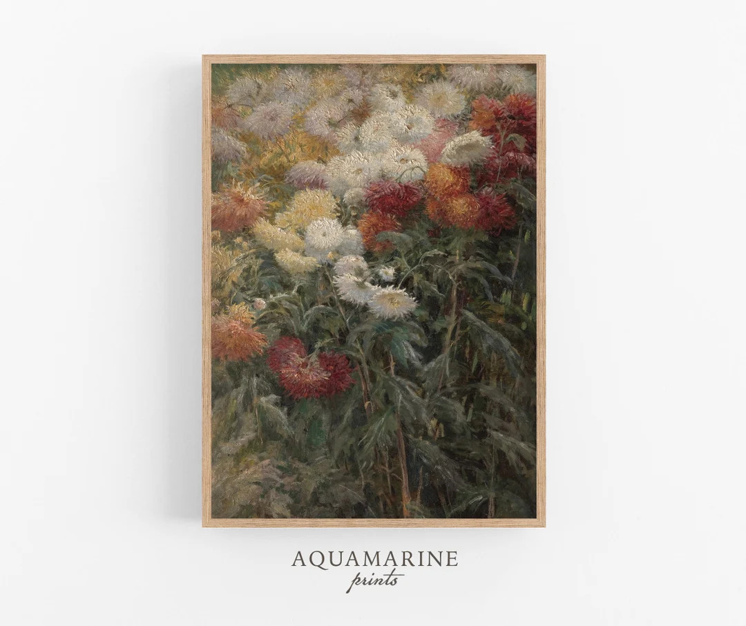 Summer Garden Painting, Flower Garden Print, Vintage Landscape Wall Art, Vintage Art, Country Dec... | Etsy (CAD)