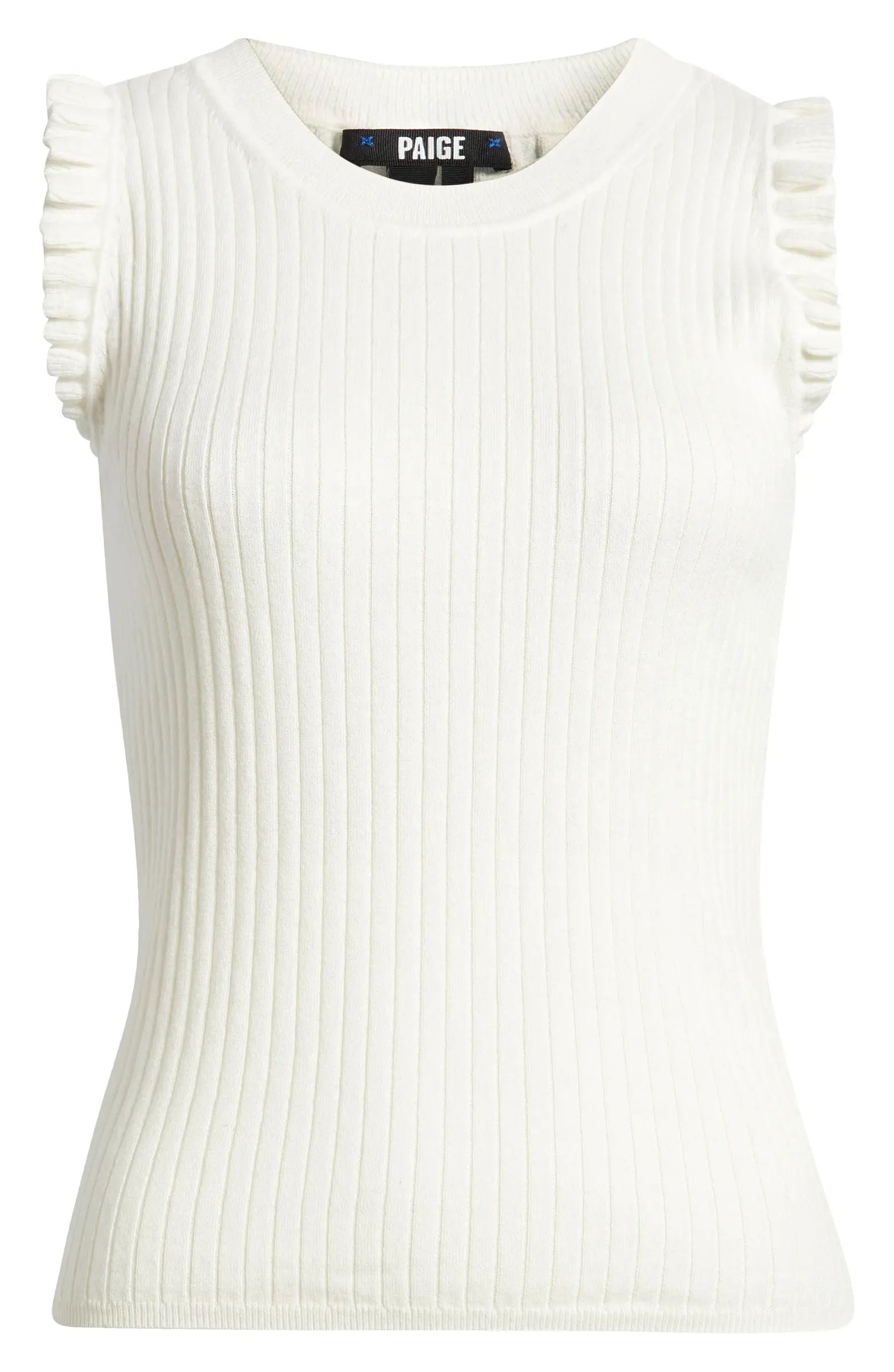 Somi Sleeveless Cotton Blend Sweater | Nordstrom