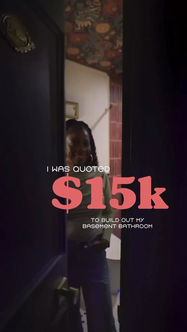 Not every DIY is fast, but this one was worth the wait.

This basement bathroom came together in layers, decisions, and pauses… and now it finally feels like part of our home instead of a wasted space full of hopes and dreams😮‍💨

If you’re in the middle of a long project, this is your reminder that slow progress is still progress.

Which part do you want me to break down next ? The design cost or mistakes?