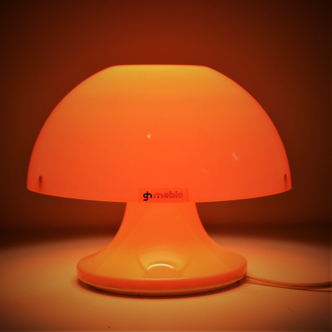 Vintage Table Lamp / Guzzini Harvey / Meblo / Space Age / Model NULE | Etsy (US)