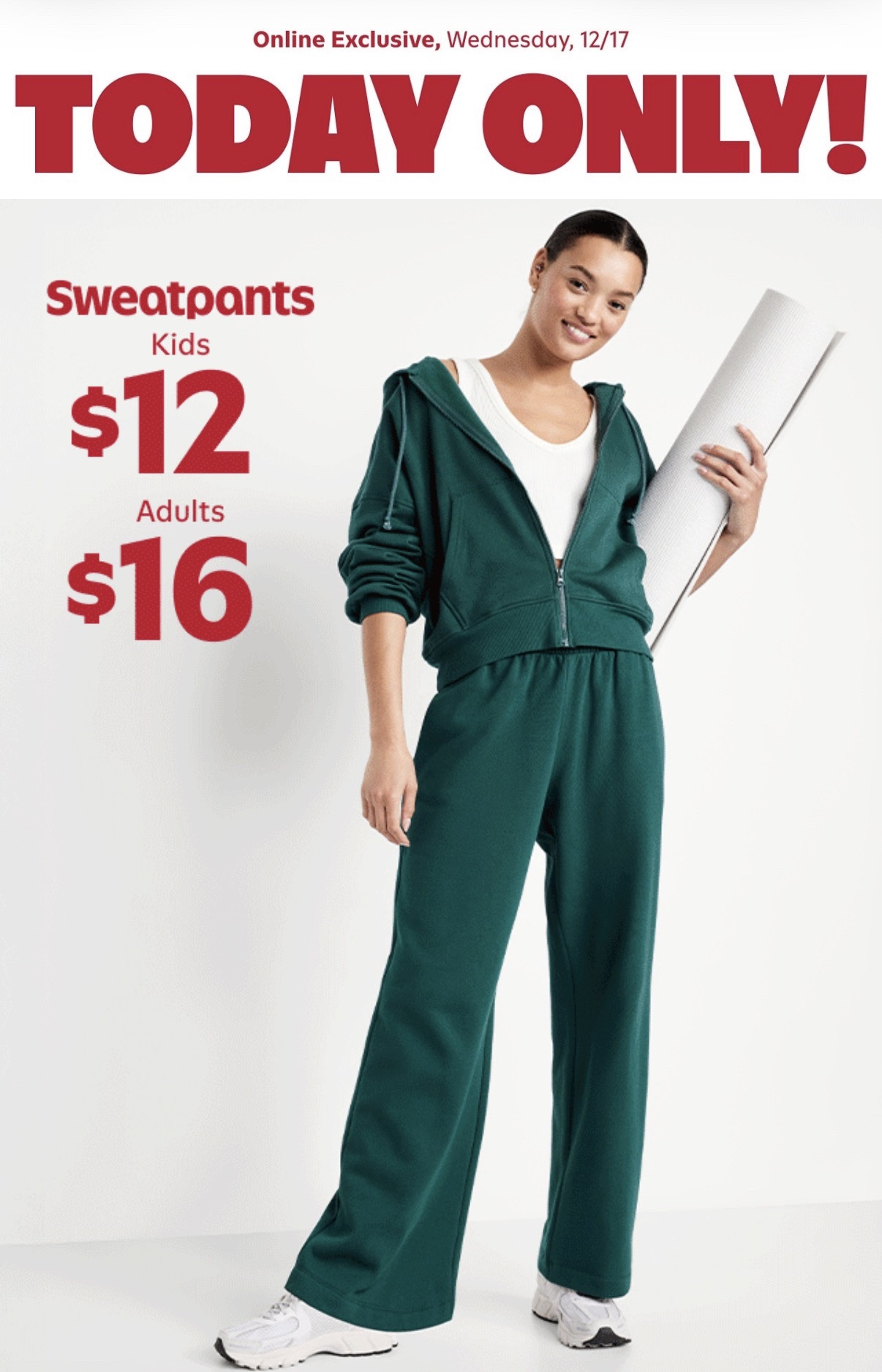 The Old Navy SWEATPANTS sale is BACK and you already know I’m stocking UP 😍
Comfy, cute, everyday sweatpants for lounging, errands, school drop-offs, and cozy nights.
I linked all my favorite styles on my LTK — run before sizes sell out!

#ShoppingWithPriiincesss #Atlantamom #Atlantabloggers #Atlantablogger #AtlantaCreator #Atlantacontentcreators #Atlantacontentcreator #oldnavydeals #sweatpantssale #cozyfits #LTKsalealert #LTKFinds #athleisurewear

#LTKSaleAlert #LTKHoliday #LTKGiftGuide