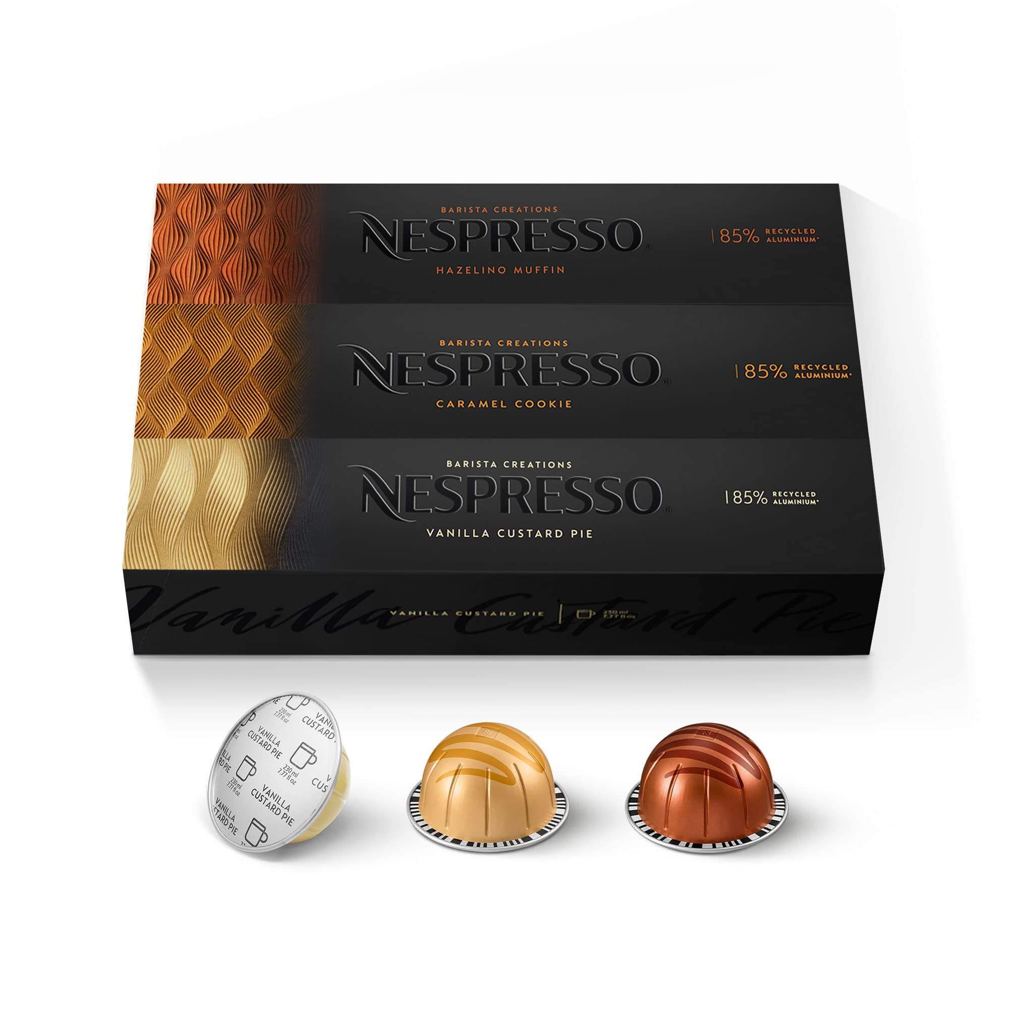 Nespresso Capsules VertuoLine, Barista Flavored Pack, Mild Roast Coffee, 30 Count Coffee Pods, Brews | Amazon (US)