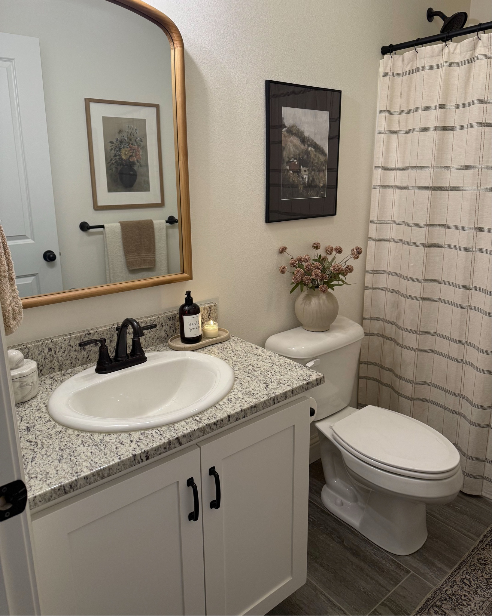 A few simple swaps made this space feel light and refreshed for spring. Soft florals, warm neutrals, artwork updates, and those little countertop details instantly brightened everything up. It’s amazing how something as small as switching out decor can completely change the feel of a room.

#LTKHome